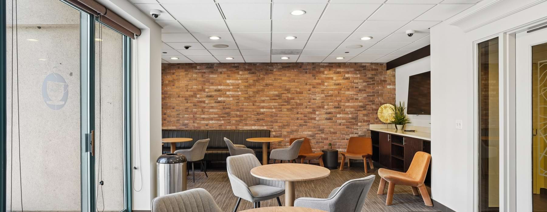 Click Cafe inside of One Superior Place apartments